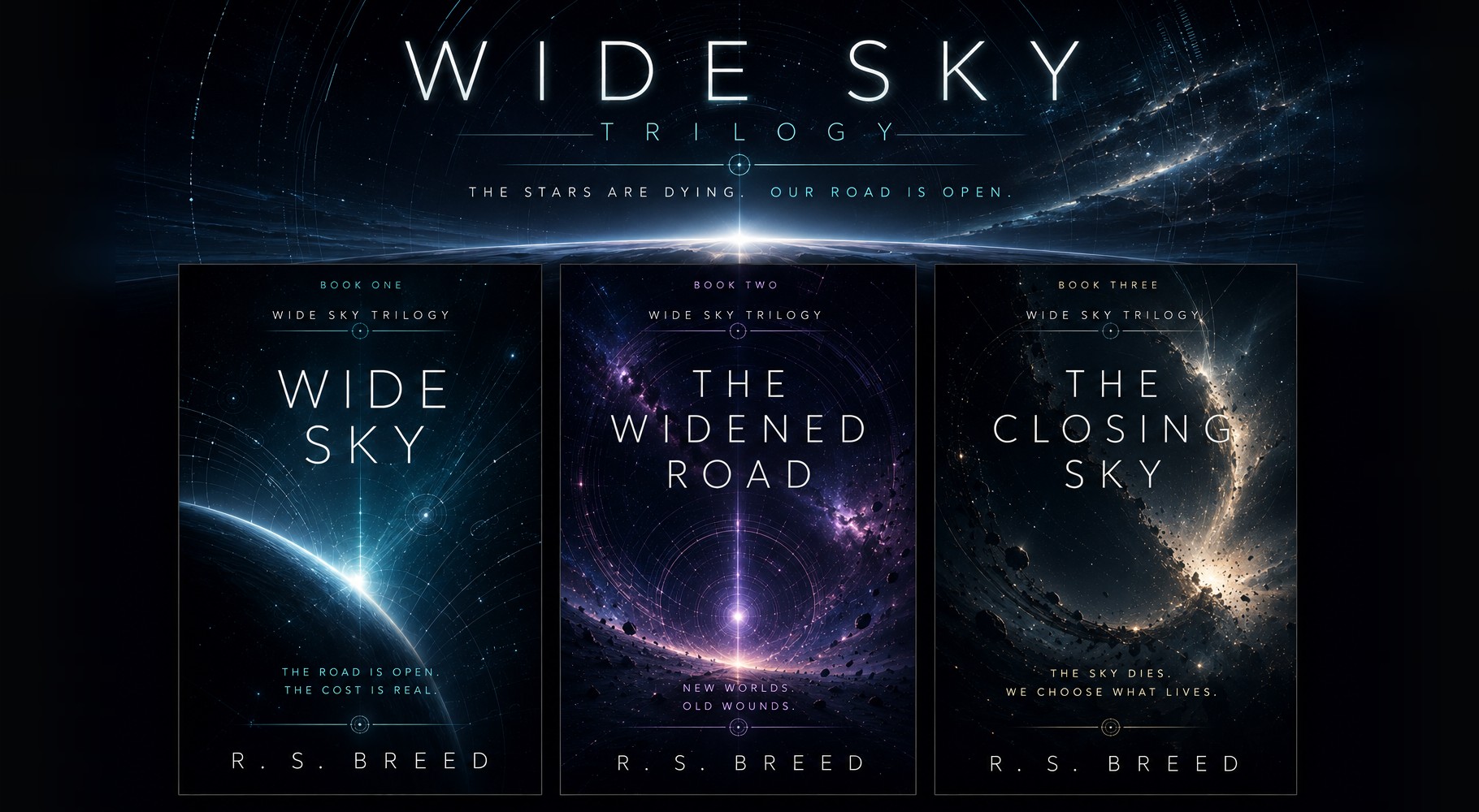 Wide Sky — a Fracture Cosmology series by R. S. Breed